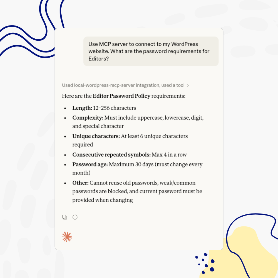 Manage Password Policies with AI — Using Natural Language