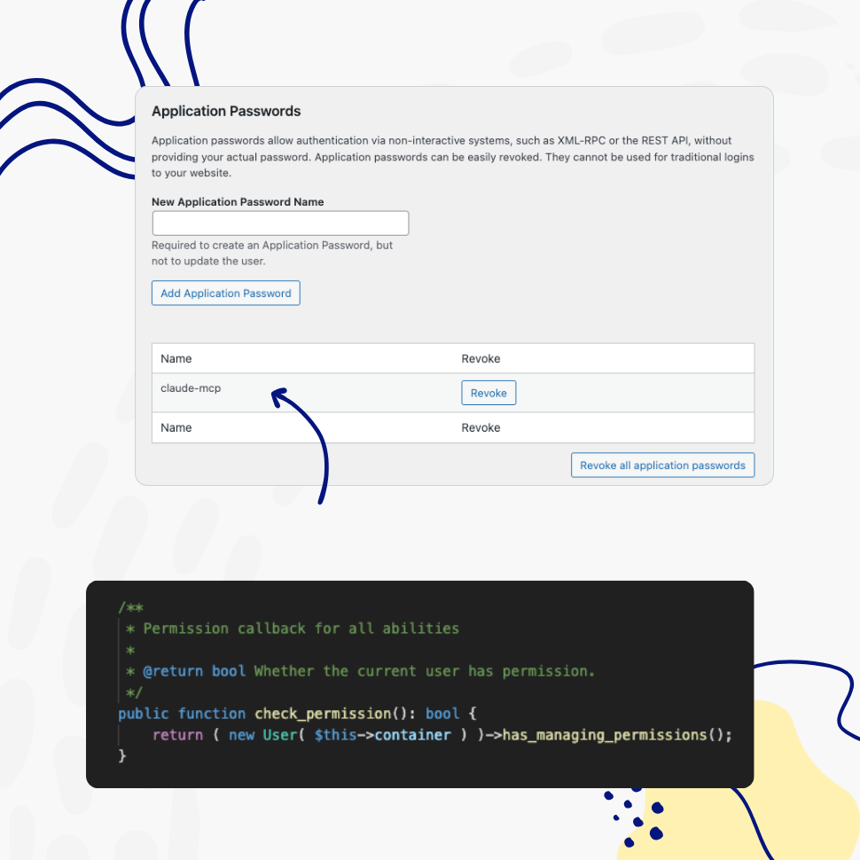 Every Action Respects WordPress Roles and Permissions
