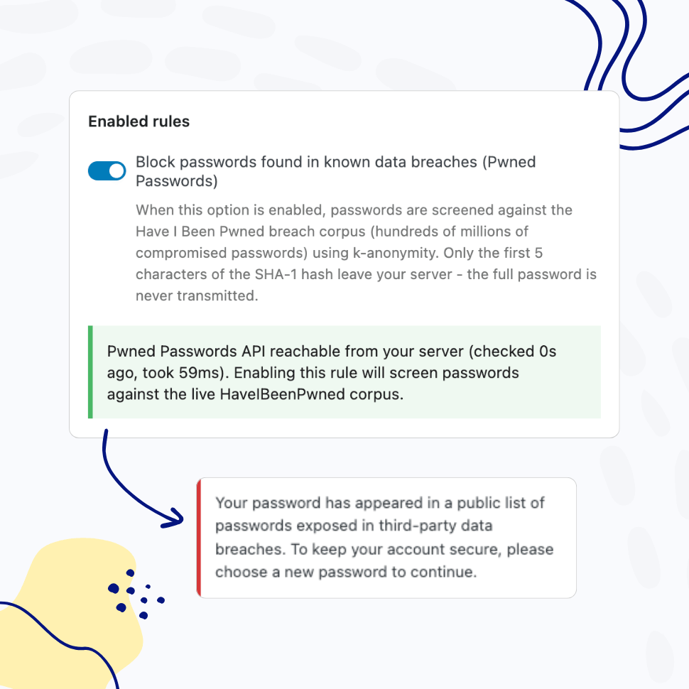 Block Compromised Passwords with Pwned Passwords Integration